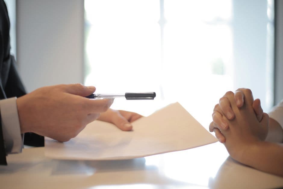 loan documents on a desk